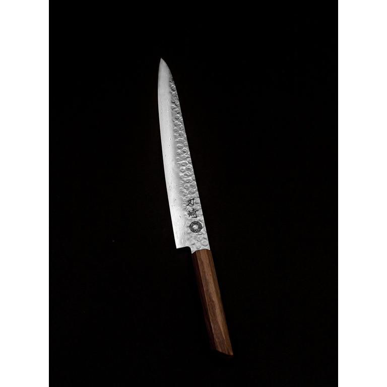 Hazaki Knives Hazaki Knives - H20 Sujuhiki Damascus 24 cm, walnut