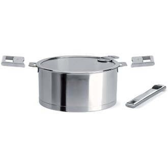 Cristel Cristel - Strate - Ensemble de Départ (Casserole 1Qt + 3 poignées) Cristel Cristel - Strate - Ensemble de Départ (Casserole 1Qt + 3 poignées)