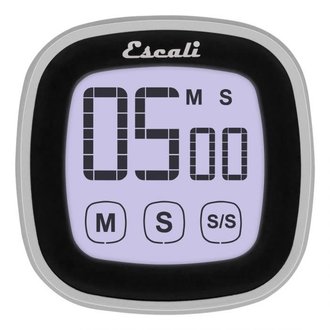 Escali Escali - Touch Screen Digital Timer,  Black Escali Escali - Touch Screen Digital Timer,  Black