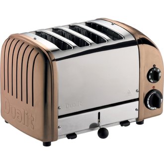 Dualit Dualit - Grille-pain 4 tranches, Cuivre Dualit Dualit - Grille-pain 4 tranches, Cuivre