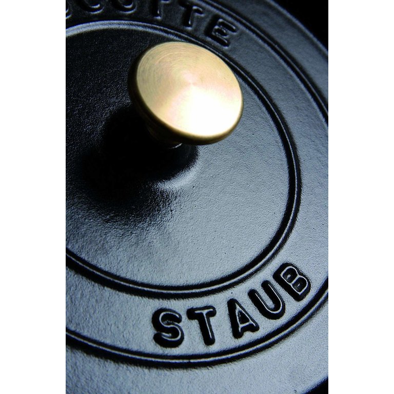 Staub Staub - 5.25 L Round Cocotte - Black
