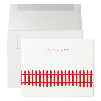 Petits Mots Petits Mots - Red Fence Notecard