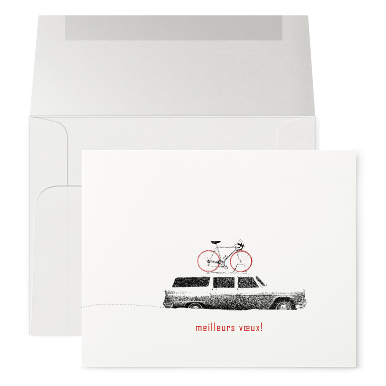 Petits Mots Petits Mots - Car and Bike Notecard