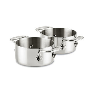All-Clad Stainless Steel Oval Baker, Silver - 2 count