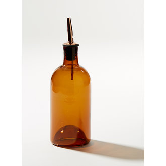 DFL Verre A+J métissage - Hand-blown Glass Oil Dispenser, Amber