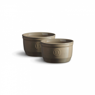 Émile Henry Emile Henry - Ramequin 250ml, silex (ensemble de 2) Émile Henry Emile Henry - Ramequin 250ml, silex (ensemble de 2)