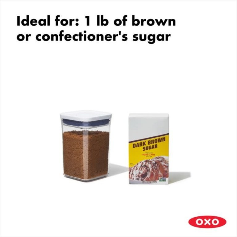 Oxo Oxo - Pop Container, Small Square Short 1.1 qt.
