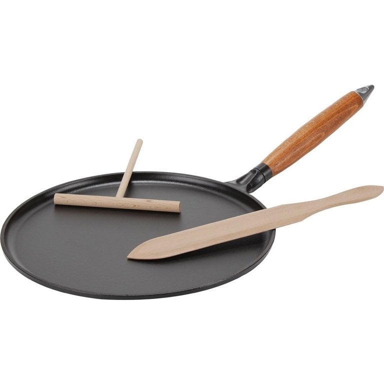 Buy Staub Cast Iron - Fry Pans/ Skillets Pancake pan with wooden handle