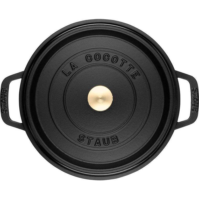 Staub Staub - 12.5 L Round Cocotte - Black