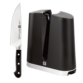 Zwilling Zwilling - 7" Pro Chef's Knife & V-Edge Sharpener Zwilling Zwilling - 7" Pro Chef's Knife & V-Edge Sharpener