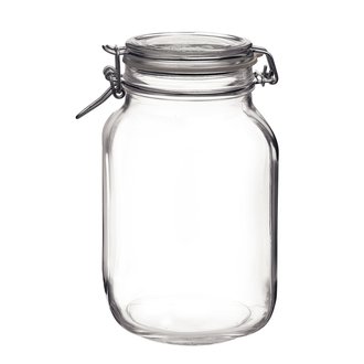 Trudeau Bormioli Rocco - Pot a conserve à charnière 2L, verre Trudeau Bormioli Rocco - Pot a conserve à charnière 2L, verre