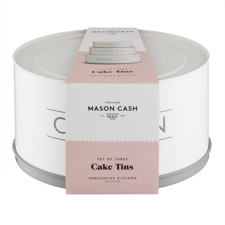 Mason Cash Mason Cash - Ensemble Cake Tins - 3 boîtes à gâteaux en métal