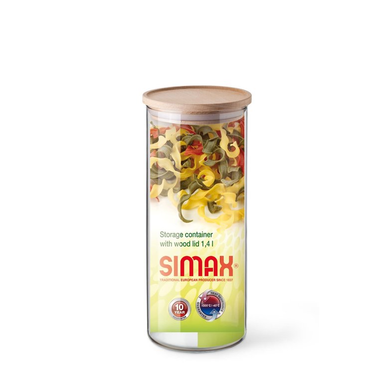 Simax Simax - Pot de conservation en verre - 1,4L
