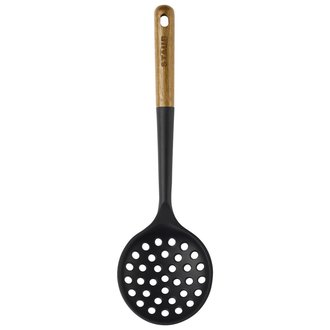Staub Staub - Écumoire 31 cm - Silicone et Bois Staub Staub - Écumoire 31 cm - Silicone et Bois