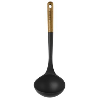 Staub Staub - 12'' Soup Ladle - Silicone and Wood Staub Staub - 12'' Soup Ladle - Silicone and Wood