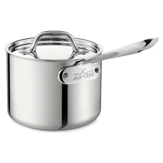 All-Clad All-Clad - 1,89 L Sauce Pan - d3 Stainless All-Clad All-Clad - 1,89 L Sauce Pan - d3 Stainless