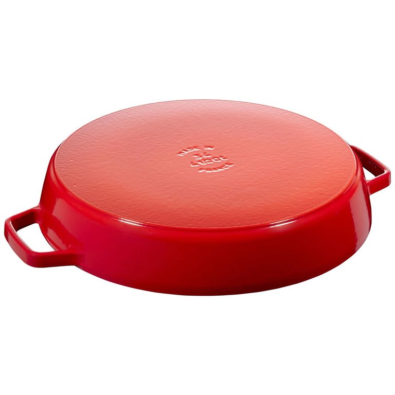 Staub Staub - Poêle double poignée 34 cm - Cerise