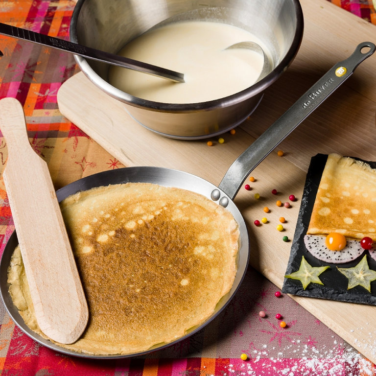 De Buyer De Buyer - Crêpière 30cm Mineral B, acier carbone