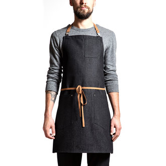 Maison Milan Maison Milan - Patrizio Apron - Black Japanese Denim Maison Milan Maison Milan - Patrizio Apron - Black Japanese Denim