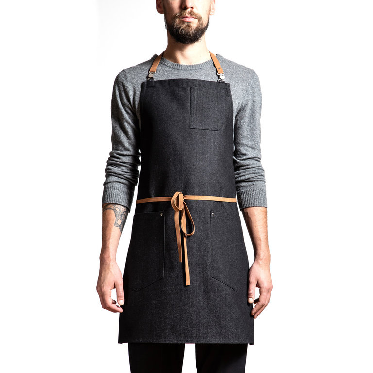 Maison Milan Maison Milan - Patrizio Apron - Black Japanese Denim