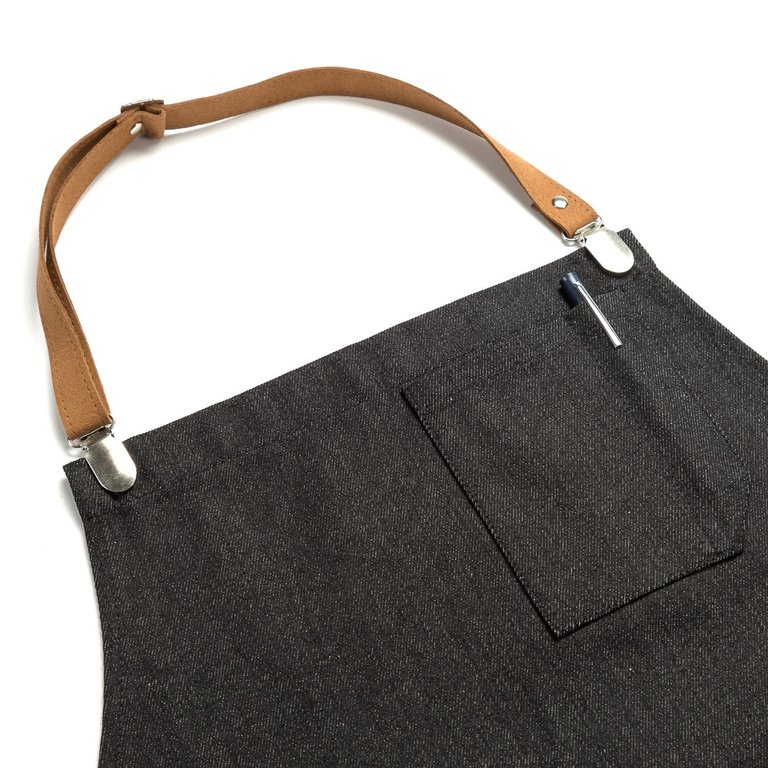 Maison Milan Maison Milan - Patrizio Apron - Black Japanese Denim