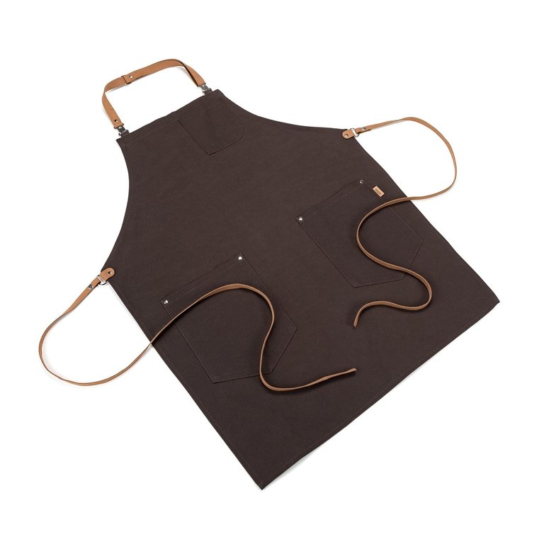 Maison Milan Maison Milan - Patrizio Apron - Dark Brown