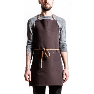 Maison Milan Maison Milan - Tablier Patrizio - Brun / Espresso Maison Milan Maison Milan - Tablier Patrizio - Brun / Espresso