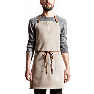 Maison Milan Maison Milan - Tablier Patrizio - Brun Pâle / Taupe Maison Milan Maison Milan - Tablier Patrizio - Brun Pâle / Taupe