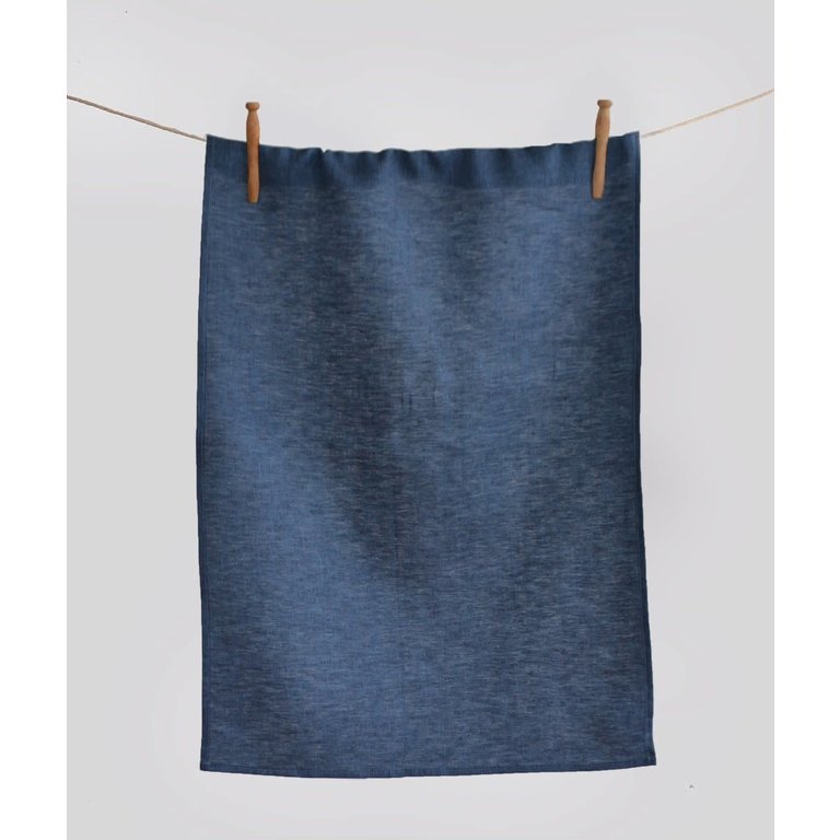 Linen Way Linen way - linge en lin Tide (20"x28") 50x70cm, bleu