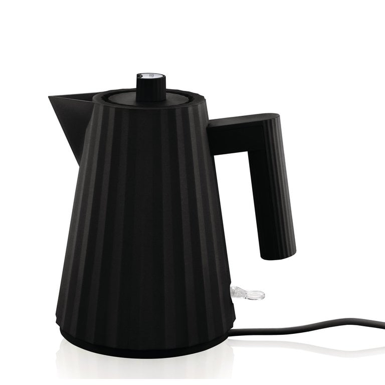 Alessi Alessi - 1 L Electric kettle - Black Plissé / Michele de Lucchi