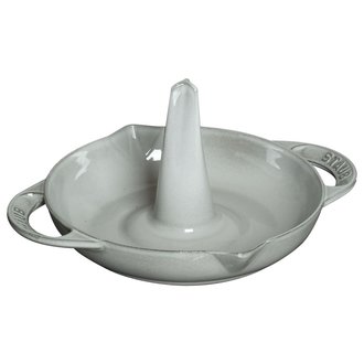 Staub Staub - Roaster 24 cm pour volaille - Gris