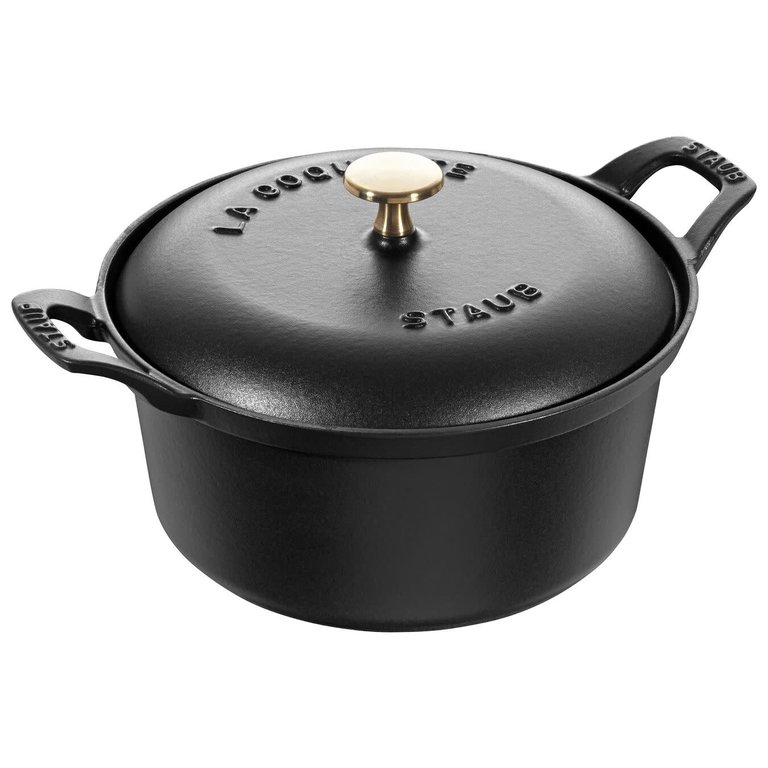 Staub Staub - 2.5 L Round La Coquette - Black