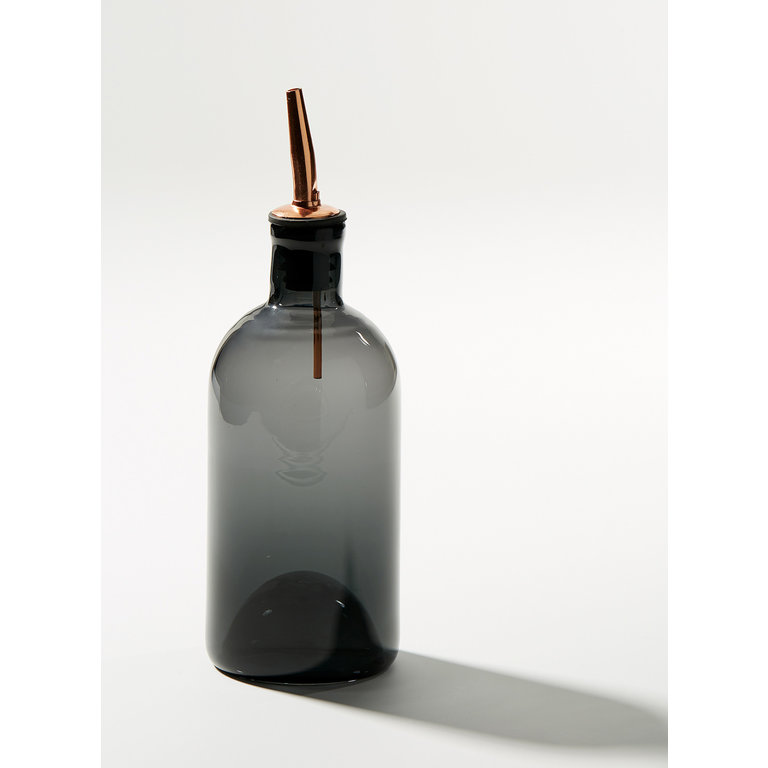 DFL Verre A+J métissage - Hand-blown Glass Oil Dispenser, Grey