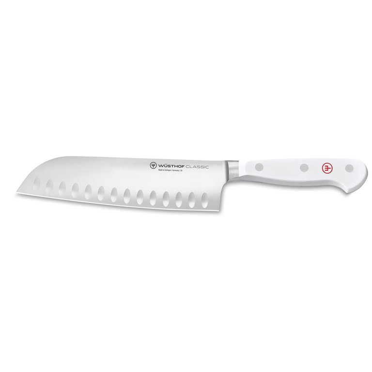 Wusthof Wusthof - 7'' Santoku with Hollow Edge - Classic White