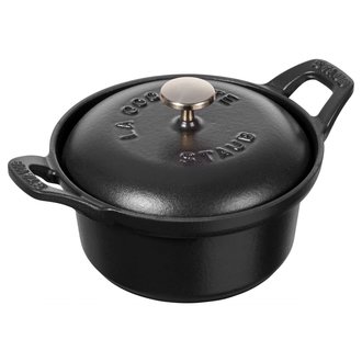 Staub Staub - 0.5 L Round La Coquette - Black Staub Staub - 0.5 L Round La Coquette - Black