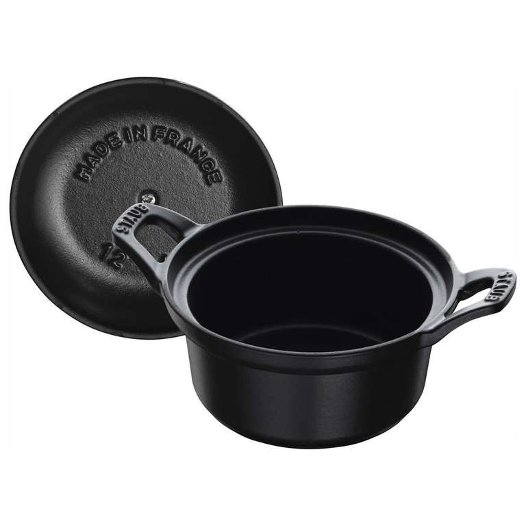 Staub Staub - 0.5 L Round La Coquette - Black