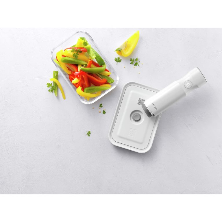Zwilling Zwilling - Fresh and Save - Boîte sous vide 900ml - Verre Borosilicate - Blanc