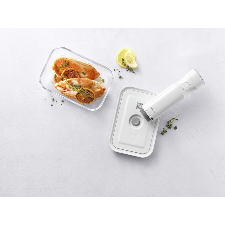 Zwilling Zwilling - Fresh and Save - Boîte sous vide 2L - Verre Borosilicate - Blanc