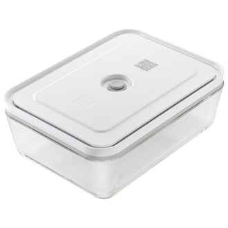 Zwilling Zwilling - Fresh and Save - Vacuum Fridge Box - Borosilicate Glass - White Zwilling Zwilling - Fresh and Save - Vacuum Fridge Box - Borosilicate Glass - White