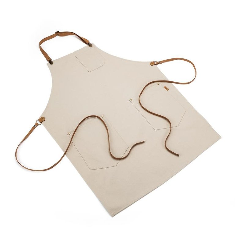 Maison Milan Maison Milan - Patrizio Apron - Light Brown / Taupe