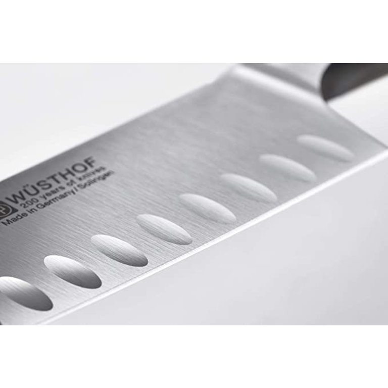 Wusthof Wusthof - Santoku 17 cm avec alvéoles - Classic Blanc