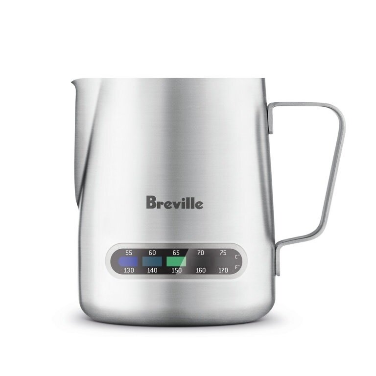 Breville Breville - Pichet à lait en Acier Inoxydable - Thermomètre Intégré