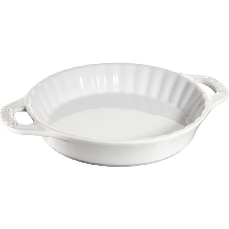 Staub Staub - Plat à tarte en céramique 24 cm - Blanc