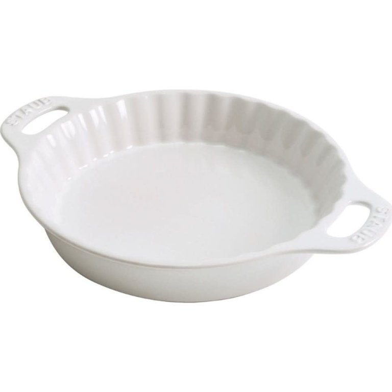 Staub Staub - 9.5'' Ceramic Round Pie Dish - Pure White