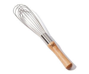 Best 12 BSW Jumbo Whisk Pro Wood Handle Vintage 8 Wire French