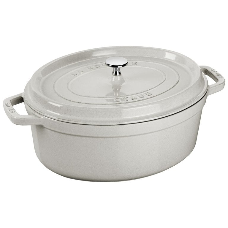 Staub Staub - 6.7 L Oval Cocotte - White Truffle