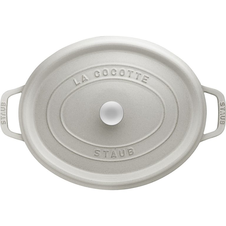 Staub Staub - Cocotte 6.7 L Ovale - Blanc Truffe