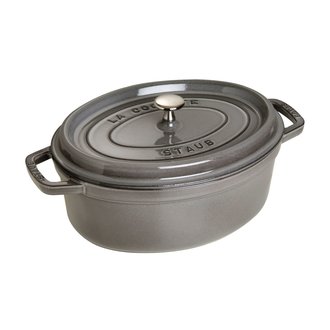 Staub Staub - Cocotte 5.5 L Ovale - Grise