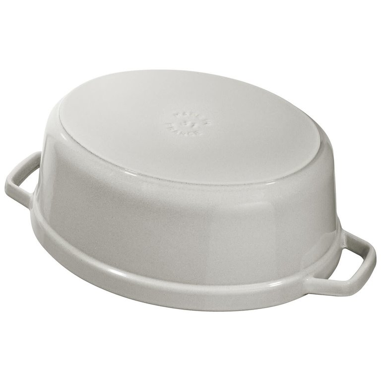 Staub Staub - 5.5 l Oval Cocotte - White Truffle