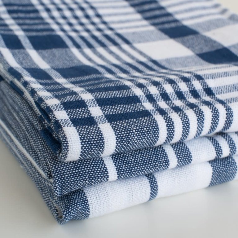 Danica Danica - Tea Towels Jumbo - Indigo (Paquet de 3)